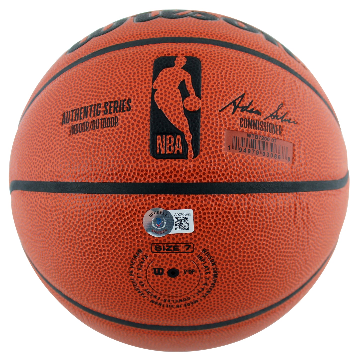Shaquille O'Neal Signed NBA Basketball (Beckett)