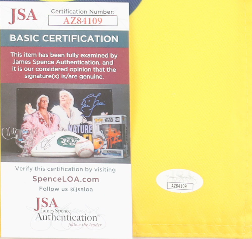 Justin Rose Signed 2025 PGA Championship Golf Pin Flag (JSA)