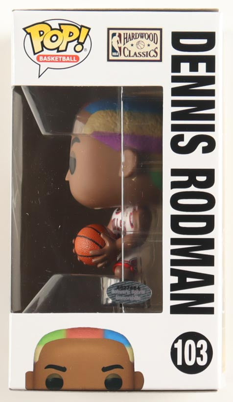 Dennis Rodman Signed Bulls #103 Funko Pop! Vinyl Figure (Schwartz)
