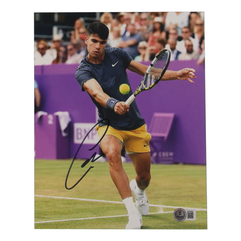 Carlos Alcaraz Signed 8x10 Photo (Beckett)