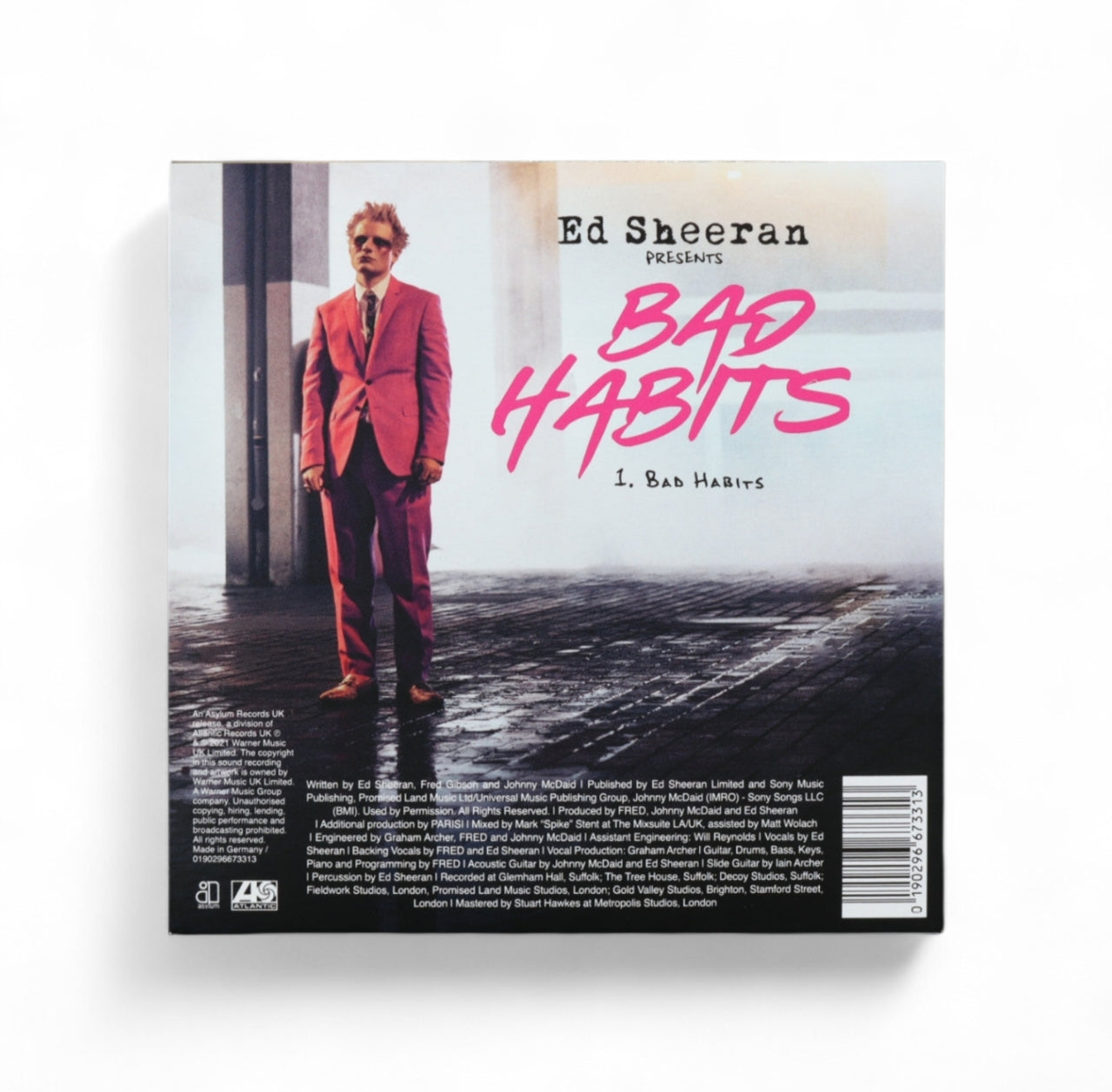 Ed Sheeran Signed "Bad Habits" CD Album With Disc (JSA)
