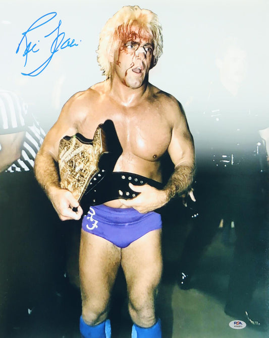 Ric Flair Signed WWF 16x20 Photo (PSA)