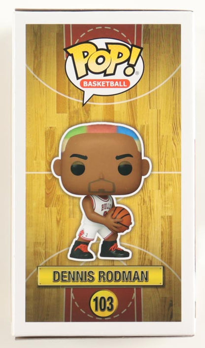 Dennis Rodman Signed Bulls #103 Funko Pop! Vinyl Figure (Schwartz)