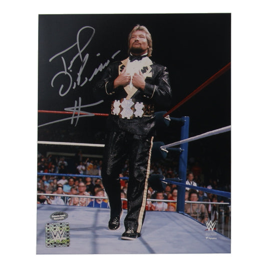 Ted DiBiase Signed WWE 8x10 Photo (Schwartz)