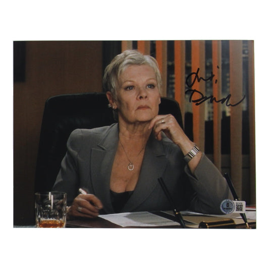Dame Judi Dench Signed "Casino Royale" 8x10 Photo (Beckett)