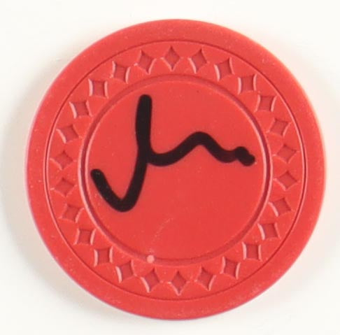 Matt Damon Signed "Rounders" Poker Chip (PSA)