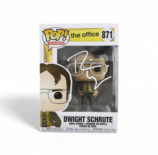 Rainn Wilson Signed "The Office" #871 Dwight Schrute Funko Pop! Vinyl Figure (JSA)