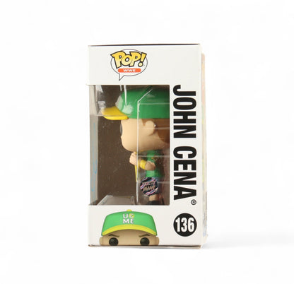 John Cena Signed WWE #136 John Cena Funko Pop! Vinyl Figure (AWM)