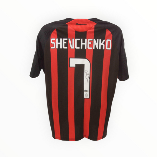 Andriy Shevchenko Signed AC Milan Adidas Authentic Jersey (Beckett)