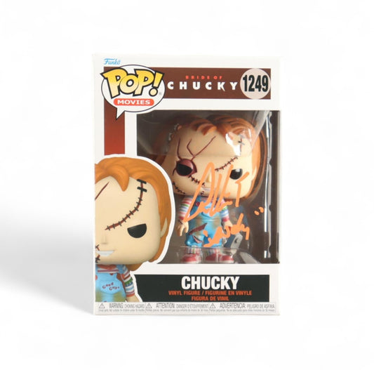 Alex Vincent Signed "Bride of Chucky" #1249 Chucky Funko Pop! Inscribed "Andy" (PA)