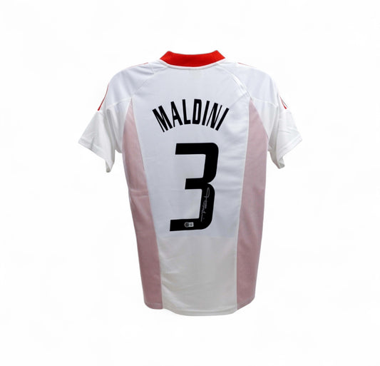 Paolo Maldini Signed AC Milan Adidas Authentic Jersey (Beckett)