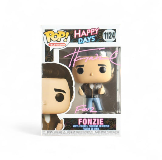 Henry Winkler Signed "Happy Days" #1124 Fonzie Funko Pop! Vinyl Figure Inscribed "Fonz" (Beckett)