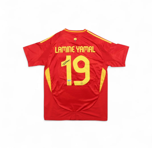 Lamine Yamal Signed Spain Adidas Authentic Jersey (Beckett)