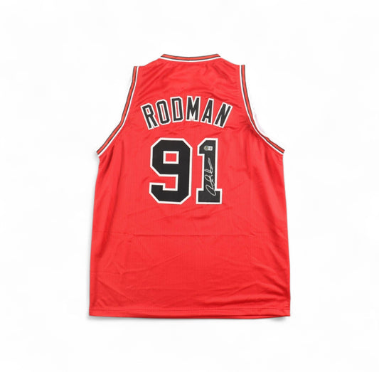 Dennis Rodman Signed Jersey (Beckett)