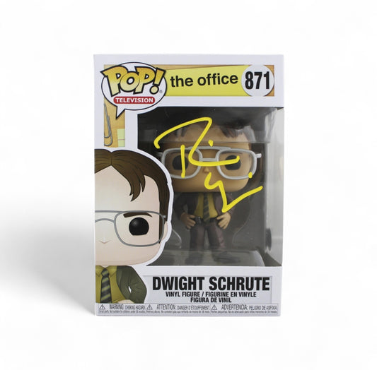 Rainn Wilson Signed "The Office" #871 Dwight Schrute Funko Pop! Vinyl Figure (Beckett)