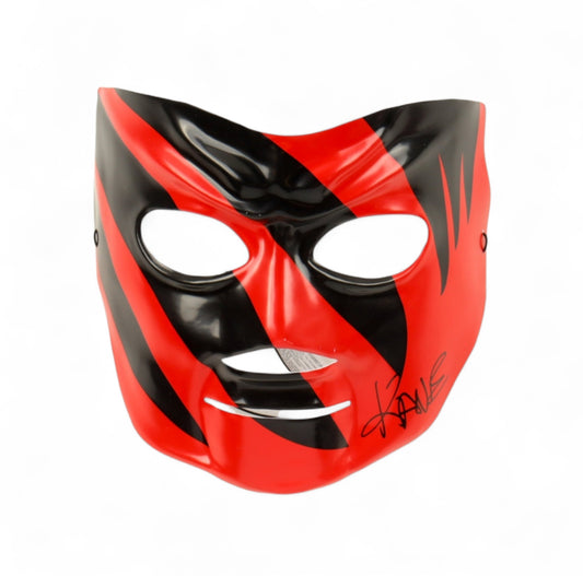Kane Signed WWE Toy Wrestling Mask (JSA)