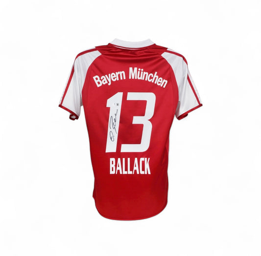 Michael Ballack Signed Bayem Munich Adidas Authentic Jersey (Beckett)