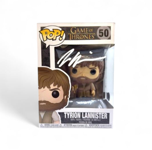 Peter Dinklage Signed "Game of Thrones" #50 Tyrion Lannister Funko POP! Vinyl Figure (Beckett)