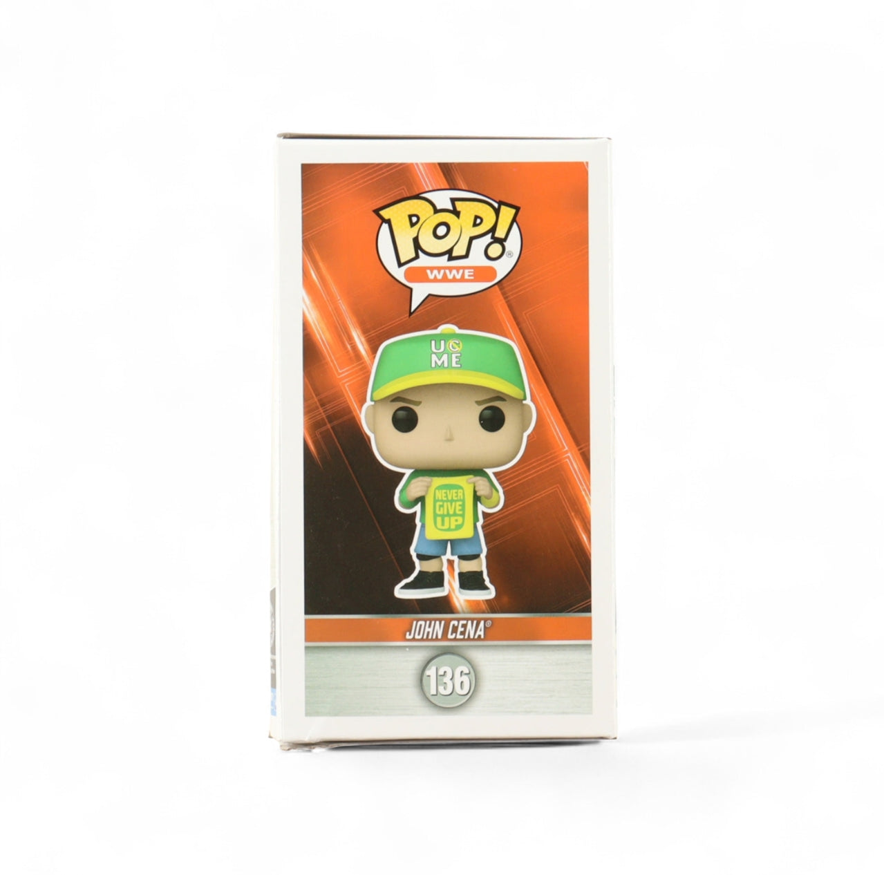 John Cena Signed WWE #136 John Cena Funko Pop! Vinyl Figure (AWM)