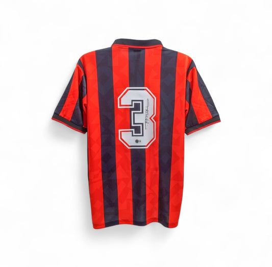 Paolo Maldini Signed AC Milan Lotto Authentic Jersey (Beckett)