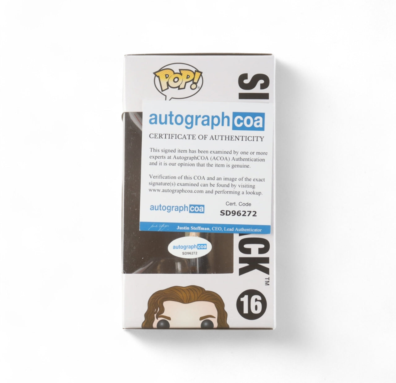 Gary Oldman Signed "Harry Potter" #16 Sirius Black Funko Pop! Vinyl Figure (AutographCOA)